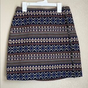 Cato Size 2 Aztec Fringe‎ Skirt